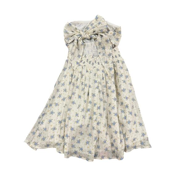 NWT! VICI Ditsy Floral Coquette Strapless Tie-Back Mini Dress Size Small - Picture 3 of 8